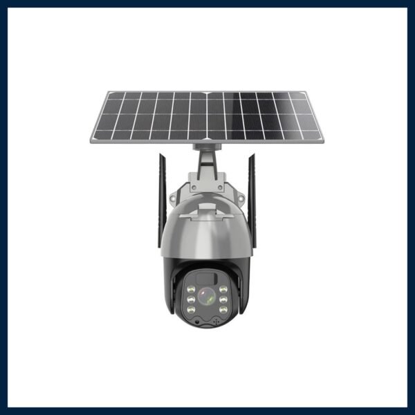 Solar Powered 4G Wifi PTZ Dome Camera